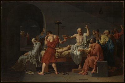Sokrateen kuolema tekijältä Jacques Louis David