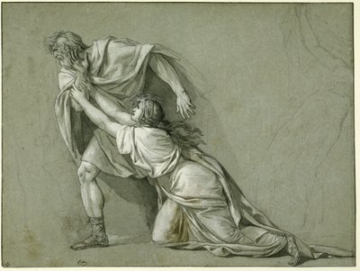 Marcus Attilius Reguluksen lähtö Karthagoon, 1785-86 tekijältä Jacques Louis David
