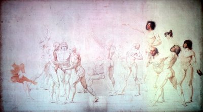 Vala tenniskentällä, 1791. tekijältä Jacques Louis David