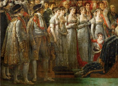 Keisari Napoleon I Bonaparten kruunajaiset ... tekijältä Jacques Louis David