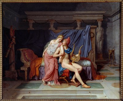 Parisin ja Helenen rakkaus. Jacques Louis Davidin (1748-1825) maalaus tekijältä Jacques Louis David