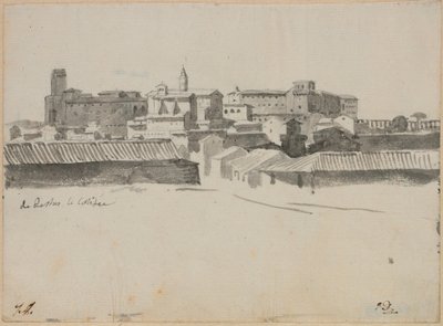 Näkymä Colosseumilta, Rooma tekijältä Jacques Louis David