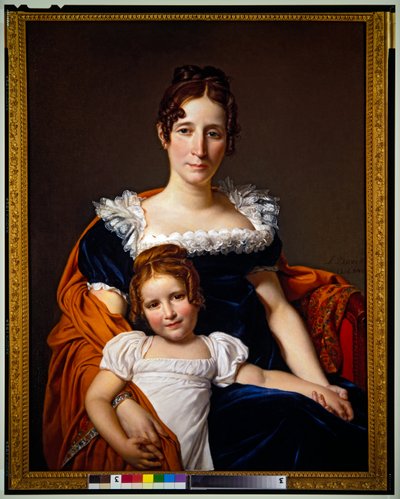 Varatuomari Vilain XIIII ja hänen tyttärensä tekijältä Jacques Louis David