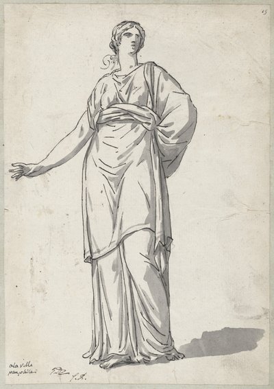 Nainen Villa Pamphilista tekijältä Jacques Louis David