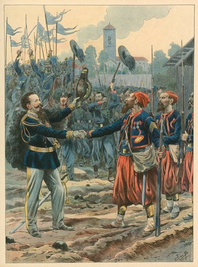 Italia - Kuninkaallinen marssi tekijältä Jacques Marie Gaston Onfray de Breville (Job)