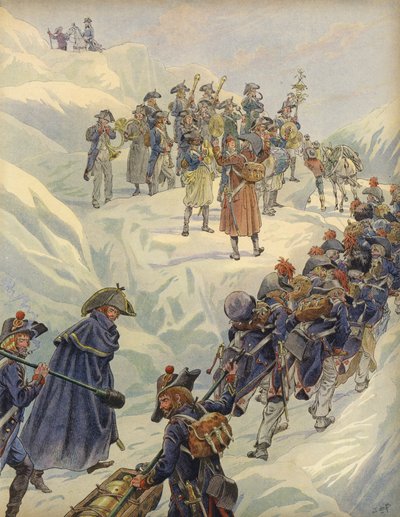 Saint Bernardin kulku tekijältä Jacques Marie Gaston Onfray de Breville (Job)