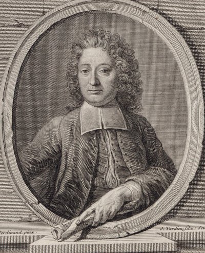 Muotokuva säveltäjä Jean-François Lallouettesta 1651-1728. tekijältä Jacques Nicolas Tardieu