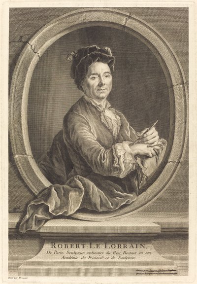 Robert le Lorrain tekijältä Jacques Philippe Le Bas after Hubert Drouais