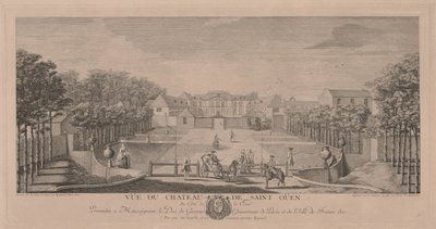 Chateau Saint Ouen tuomioistuimesta. tekijältä Jacques Rigaud