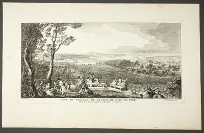 Vista del paisatge de Meudon cap a Parisfinnish tekijältä Jacques Rigaud