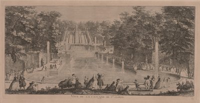 Temple De DakaThe Cascades of St. Cloudkeh Ancient Pselcis, Nubia, 184951, painettu 1852. tekijältä Jacques Rigaud