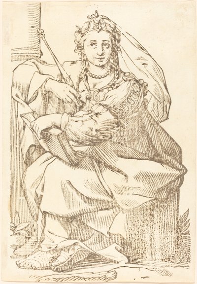 Fryygialainen Sibyl tekijältä Jacques Stella