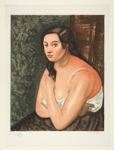 naisen rintakuva tekijältä Jacques Villon