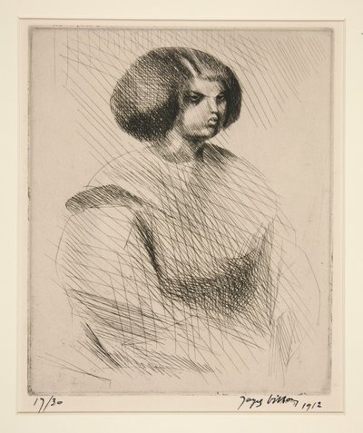 La petite mul?tresse (nuori mulatto) tekijältä Jacques Villon
