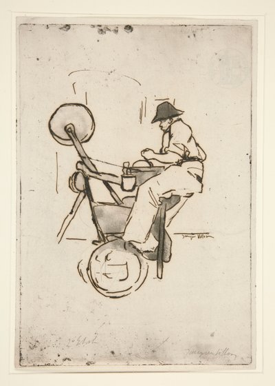 Le r?mouleur (veitsimylly) tekijältä Jacques Villon