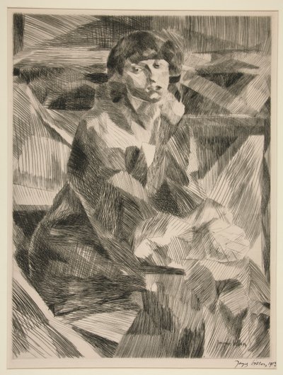 Nuoren naisen muotokuva tekijältä Jacques Villon