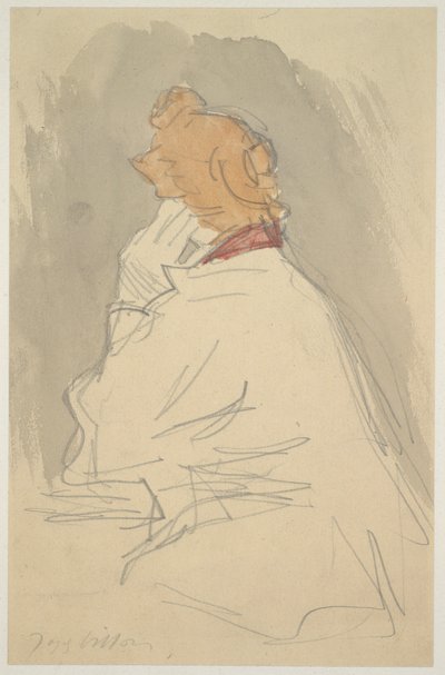 Istuva nainen tekijältä Jacques Villon