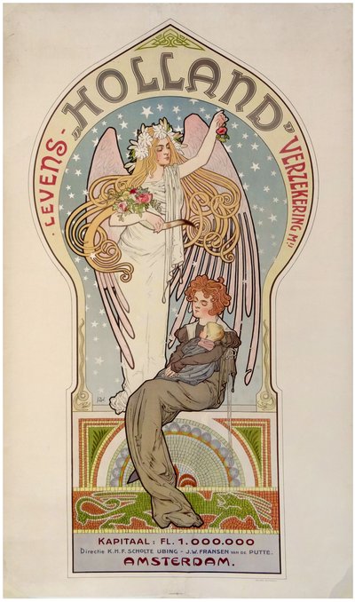 Holland Henkivakuutus, c. 1910. tekijältä Jacques Zon