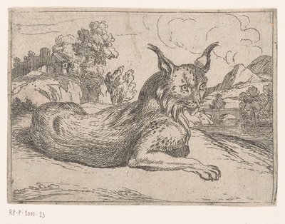 Linx Animals en paisatges (títol de la sèrie) acabat tekijältä Jacques de Fornazeris (attributed to)