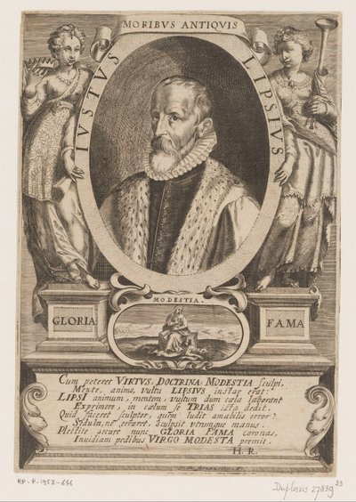 Justus Lipsiuksen muotokuva tekijältä Jacques de Fornazeris