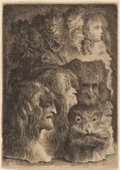 Fantastiset päät tekijältä Jacques de Gheyn III