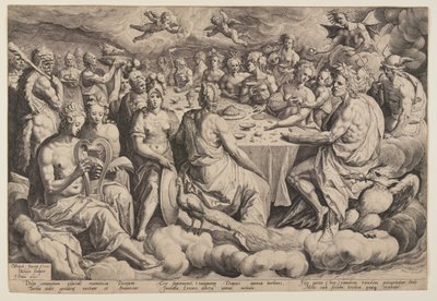 Jumalten juhla-ateria tekijältä Jacques de Gheyn II