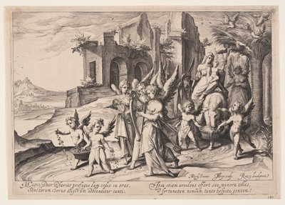 Paluu Egyptin pakomatkalta tekijältä Jacques de Gheyn II