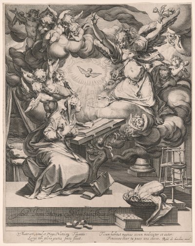 Marian ilmestys tekijältä Jacques de Gheyn II