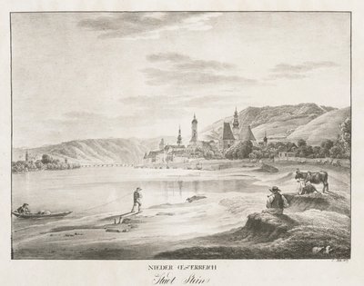 Ala-Itävalta, Steinin kaupunki, 1819. tekijältä Jakob Alt