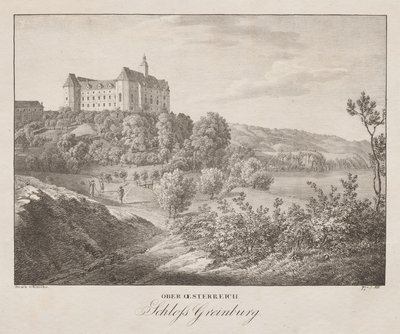 Ober-oesterreich, Schloss Greinburg tekijältä Jakob Alt