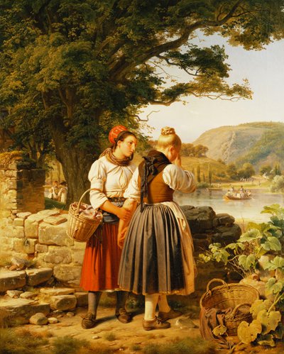 Jäähyväiset, 1842 tekijältä Jakob Becker