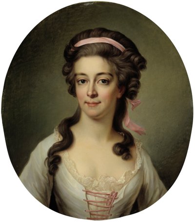 Muotokuva kreivitär Maria Eleonora Lewenhauptista, os. Koskull 1765-1823. tekijältä Jakob Björk