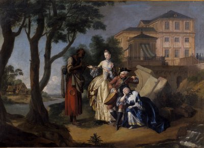 Ennustava mustalainen, 1762 tekijältä Jakob Michel