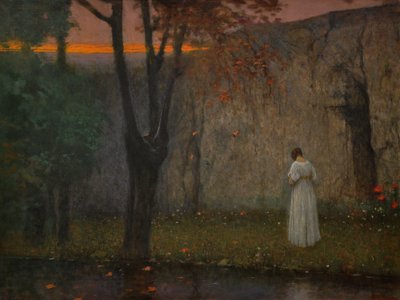 Syksyn aamunkoitto, 1910 tekijältä Jakub Schikaneder
