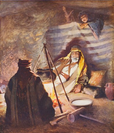Pyhä maa: "Hiusten talo", Bedaween-teltan sisätilat (värilitro) tekijältä James (after) Clark