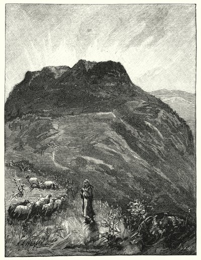 Perinteinen kauneuden vuori (litho) tekijältä James (after) Clark
