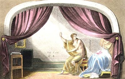 The Warm Bath, levy Scarboroughin runollisista luonnoksista, kaiverrus J. Bluck (fl.1791-1831) pub. Kirjailija: Rudolph Ackermann tekijältä James (after) Green