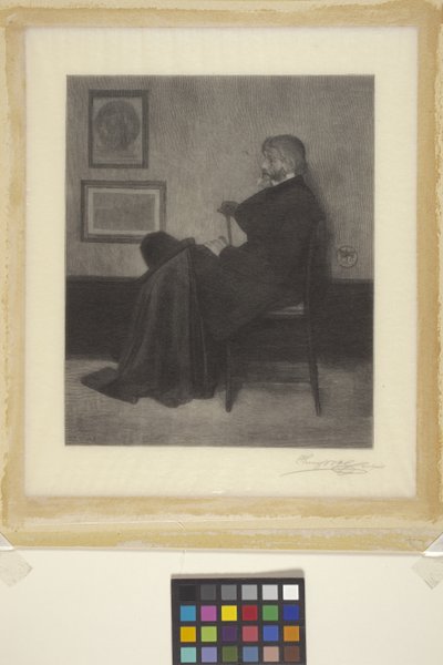 Thomas Carlyle (puukaiverrus) tekijältä James Abbott McNeill (attr.to) Whistler