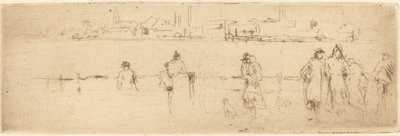 Luonnos pengerrestä. tekijältä James Abbott McNeill Whistler
