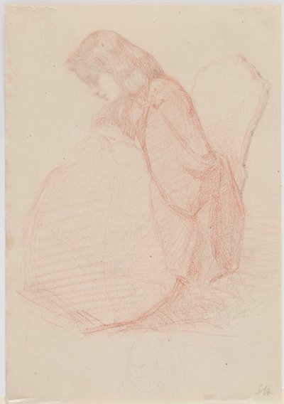 Kaksipuolinen piirros Fumette ja Dancing Clowns, 1855-1859. tekijältä James Abbott McNeill Whistler