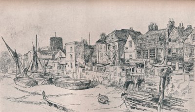 Adam ja Eeva: Old Chelsea, 1879, 1903 tekijältä James Abbott McNeill Whistler