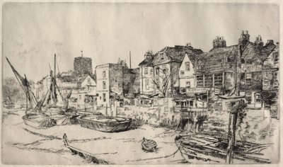 Adam and Eve Tavern, Old Chelsea. tekijältä James Abbott McNeill Whistler