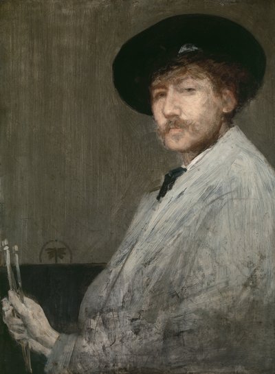 Harmaan sovitus: Taidemaalarin muotokuva, n. 1872 tekijältä James Abbott McNeill Whistler