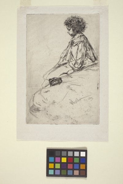Bibi Lalouette (etsaus) tekijältä James Abbott McNeill Whistler