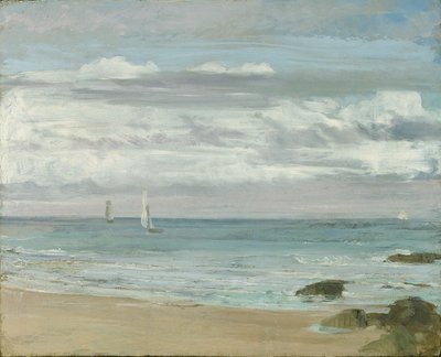 Sininen ja hopea: Trouville, n. 1865 tekijältä James Abbott McNeill Whistler