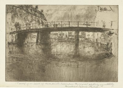 Silta Amsterdamissa Bridge, Amsterdam tekijältä James Abbott McNeill Whistler