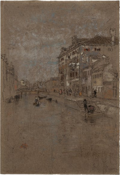 Kanava Venetsiassa (tupakkavarasto) tekijältä James Abbott McNeill Whistler