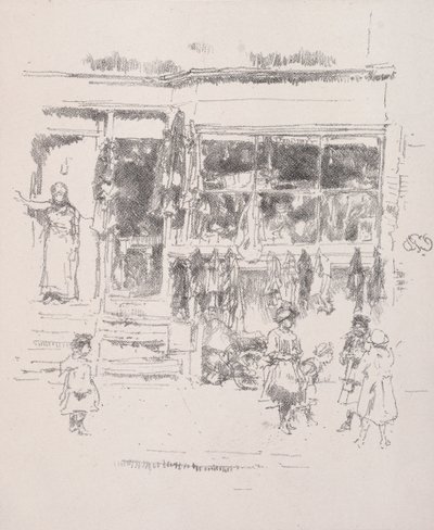 Chelsea Rags, 1888. tekijältä James Abbott McNeill Whistler