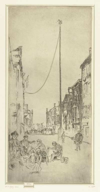 De mast El Màstil Venècia: dotze aiguaforts (títol de la sèrie) finlandès tekijältä James Abbott McNeill Whistler