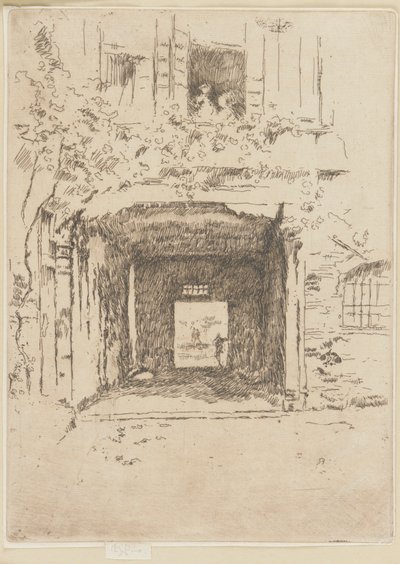 Ovi ja viiniköynnös, 1879-1880. tekijältä James Abbott McNeill Whistler